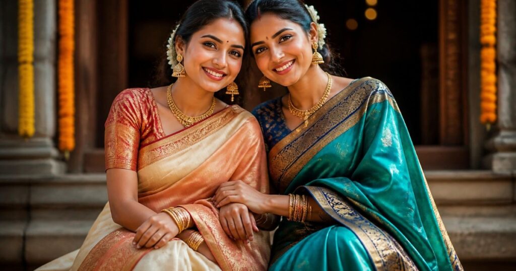 Sissy Captions Saree Instagram
