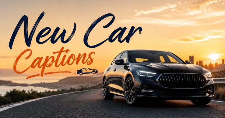 250+ Best New Car Captions for Instagram
