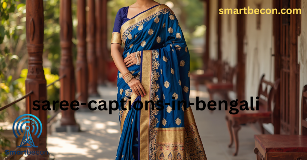 saree captions