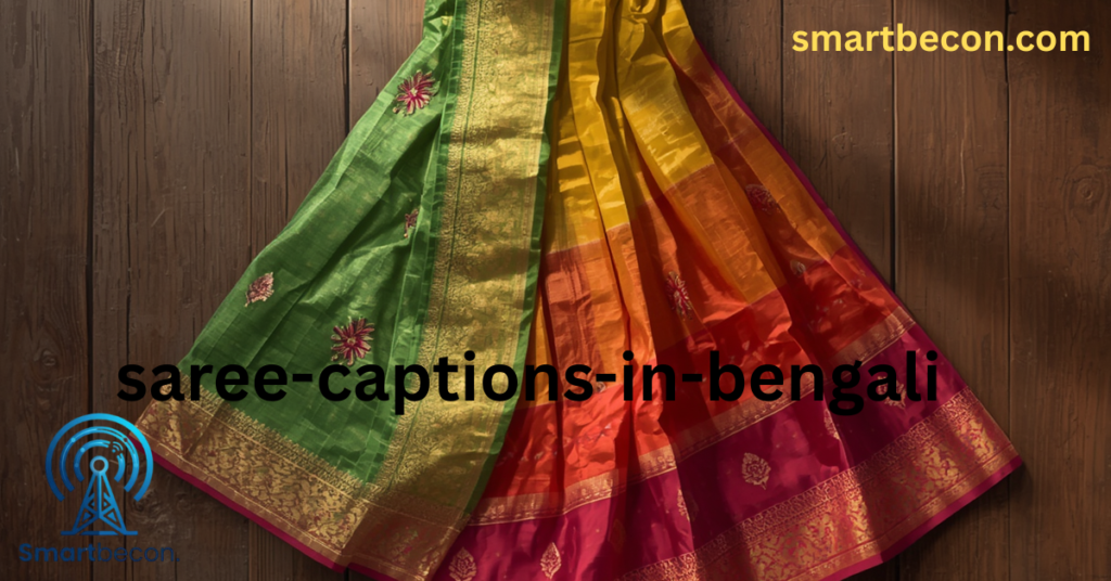 saree captions