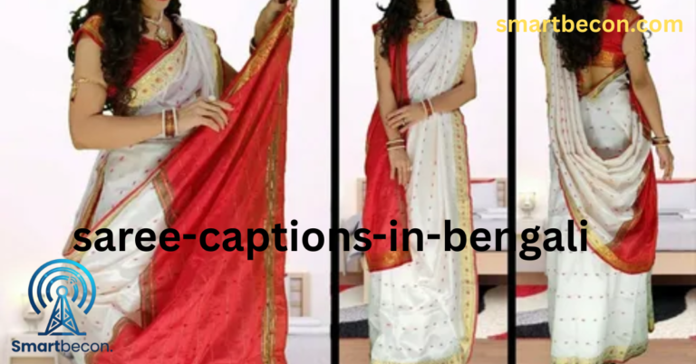 saree captions