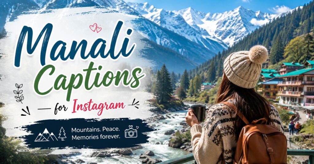 260+ Unique Manali Captions for Instagram to Find Peace in the Peaks