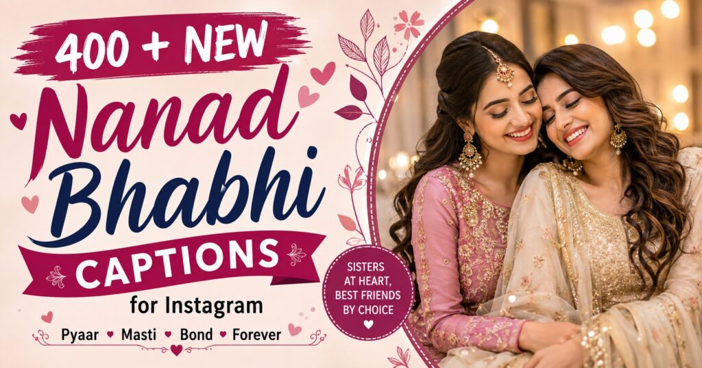 400+ New Nanad Bhabhi Captions for Instagram That Celebrate Sisterhood 2026