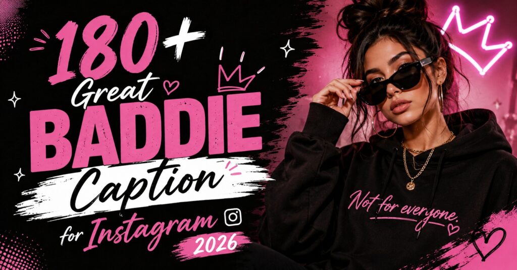 180+ Great Baddie Caption for Instagram 2026