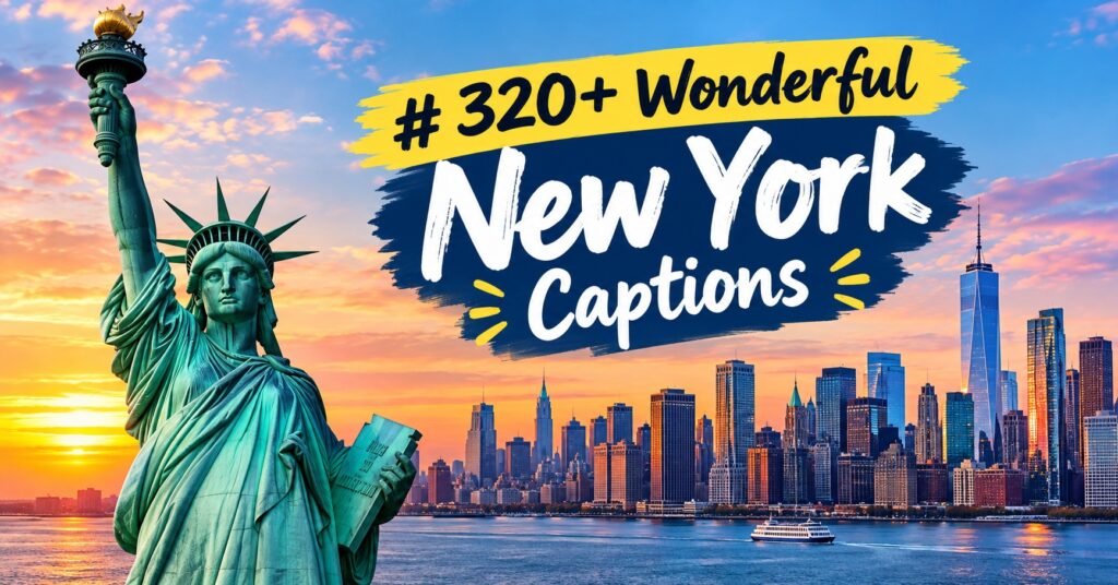 320+ Wonderful New York Captions That Define the City Lights