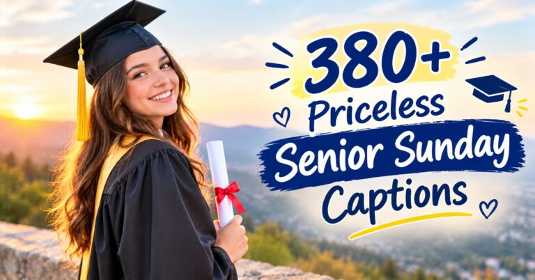 380+ Priceless Senior Sunday Captions for Parents That'll Make Your Feed Iconic