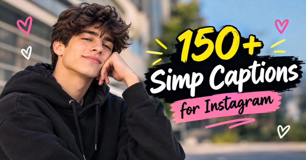 150+ Simp Captions for Instagram: The Ultimate Guide to Self-Deprecating Flirting