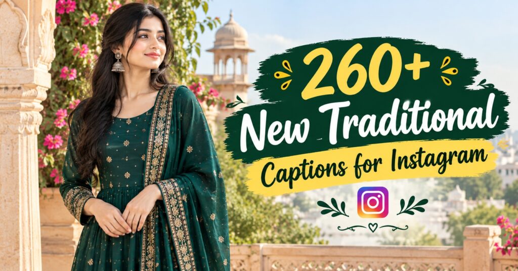 260+ New Traditional Captions for Instagram: Timeless and Meaningful Quotes