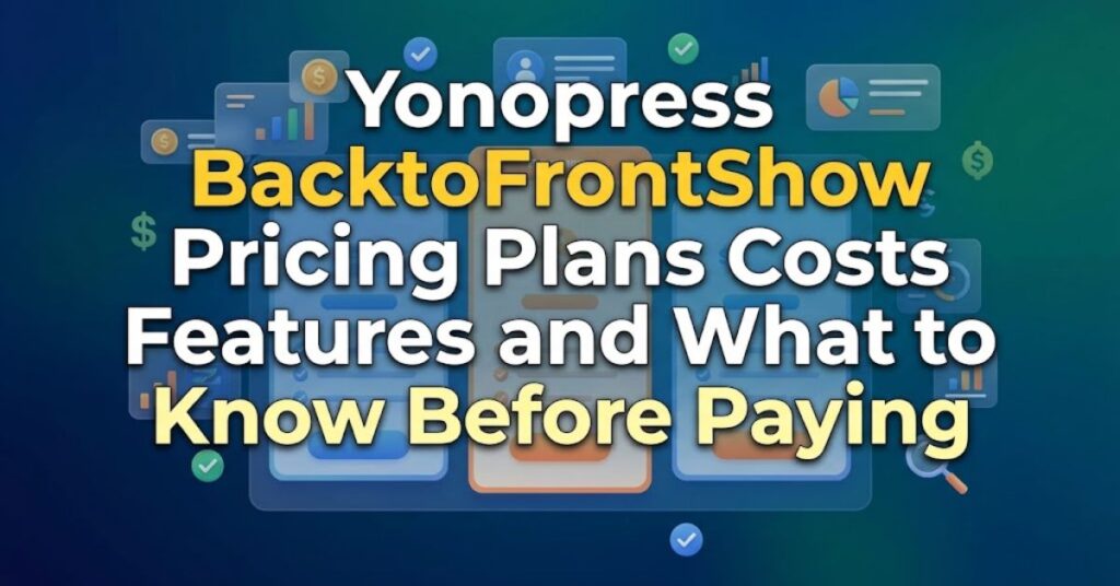 BacktoFrontShow Pricing